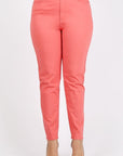 Plus Size High Waist Solid Stretch Jeans Pants