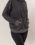 HYFVE Brushed Long Sleeve Hoodie with Kangaroo Pocket