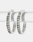 Small CZ Hoop Earrings