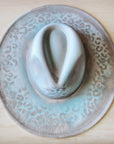 Hand-Painted Leopard Boho Western Cowgirl Hat Only-Mint 986y