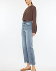 Kancan High Rise Slim Wide Leg Jeans