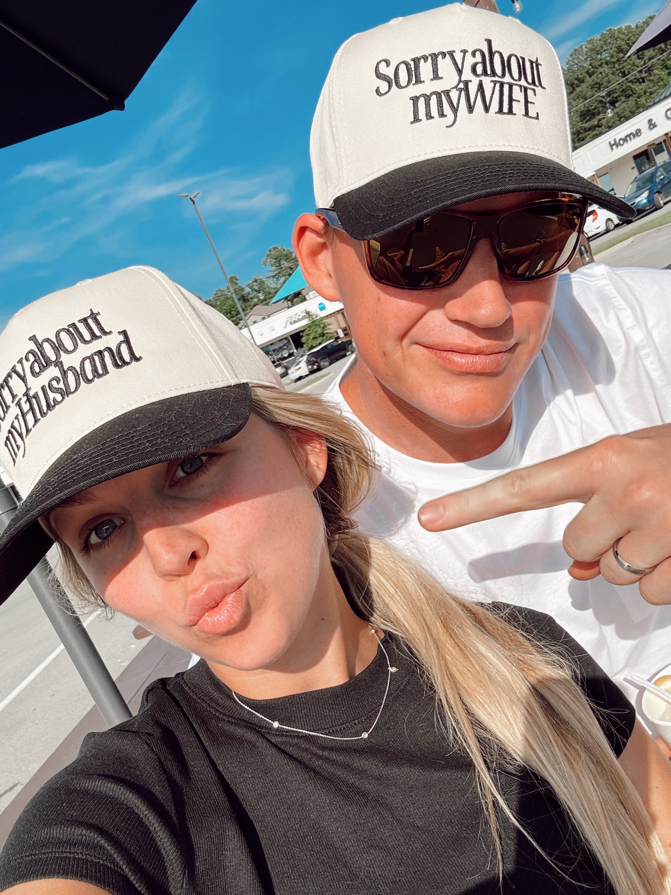 Sorry About My Husband / Wife Vintage Trucker Hat