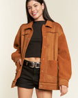 Jade by Jane Faux Fur and Suede Jacket