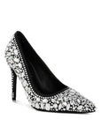 Iceout Diamante & Rhinestone Embellishments Pumps