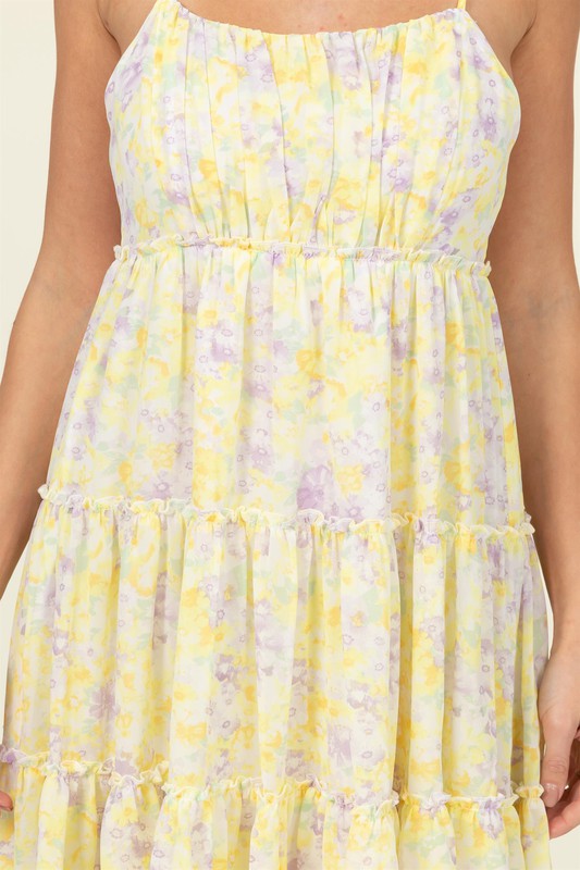 HYFVE Flirty Floral Midi Dress - Online Only