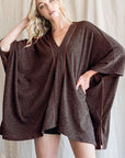 Jade By Jane V-Neck Poncho Top