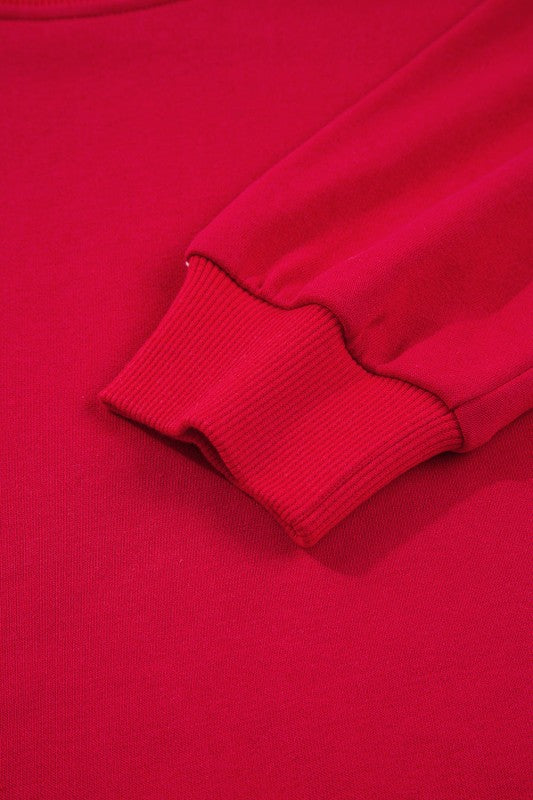 Varsity Stripe Crewneck Pullover and Sweatpants Set