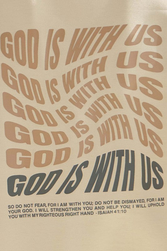 PLUS God Is With Us Ultra Comfy Pullover Sweatshirt