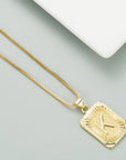 Classy Pendant Talia Initial Gold Letter Necklace