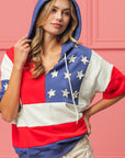 BiBi American Flag Theme Hoodie