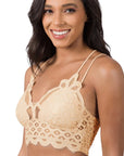 Zenana Crochet Lace Bralette with Removable Pads - My Pampered Life Seattle