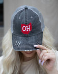 Ohio - Red State OH Inside Trucker Hat