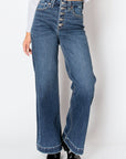 Artemis Vintage | Tummy Control 90's Vintage Stretch Wide Jeans - My Pampered Life Seattle