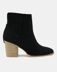 Beast Fashion Suede Point Toe Ankle Booties