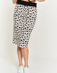 PLUS Jade By Jane Animal Print Sweater Skirt