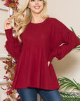 Soft Knit Babydoll Tunic