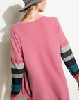 e Luna PLUS Cozy Colorblock Top