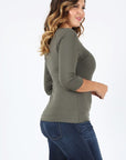 PLUS Size Waist Tie Top