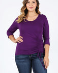 PLUS Size Waist Tie Top