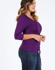 PLUS Size Waist Tie Top