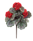 Geranium Floral Bush (Set of 2); Red
