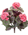 Geranium Floral Bush (Set of 2); Pink