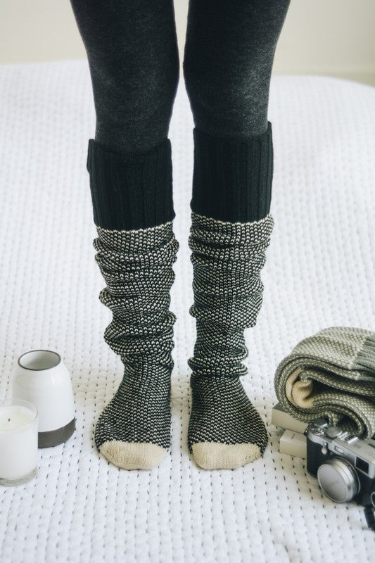 Leto Knitted Lounge Socks