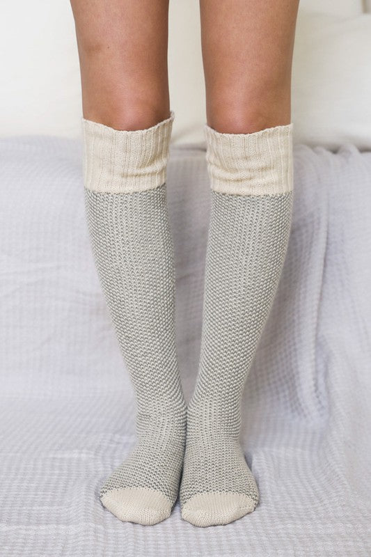 Leto Knitted Lounge Socks