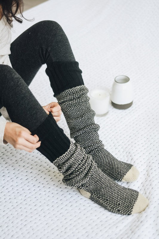 Leto Knitted Lounge Socks