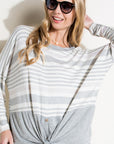 e Luna Engineering Striped Boxy Top