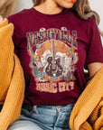 Nashville Music City Short Sleeve Graphic Tee - Online Only