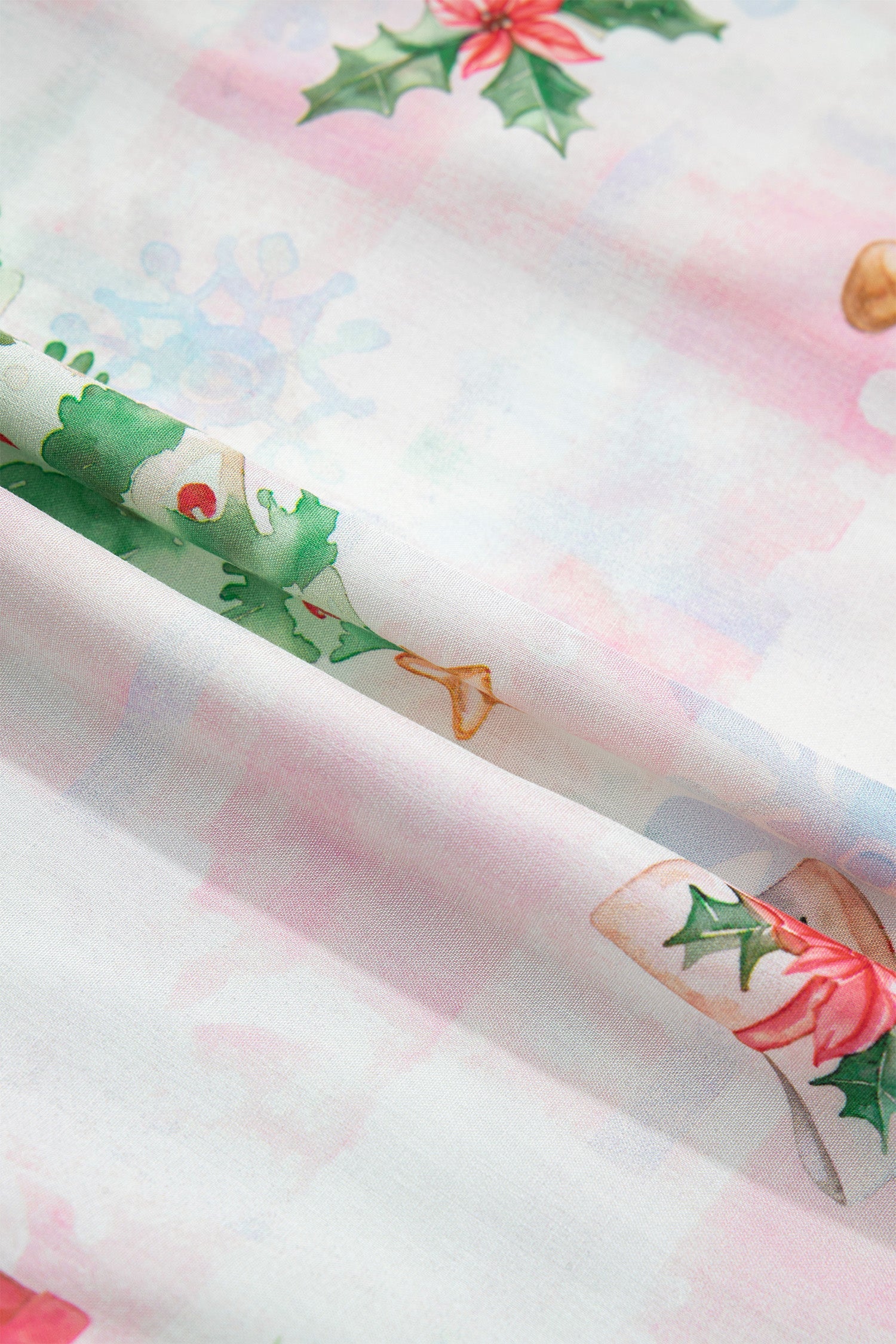 Gingerbread Bow Christmas Pajama Set