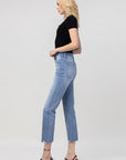 Flying Monkey High Rise Crop Straight Jean - Online Only