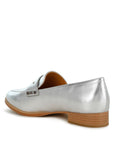 Potania Penny Strap Metallic Loafers