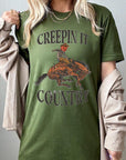 Creepin It Country Short Sleeve Graphic Tee