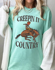 Creepin It Country Short Sleeve Graphic Tee