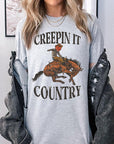 Creepin It Country Short Sleeve Graphic Tee