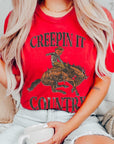 Creepin It Country Short Sleeve Graphic Tee