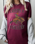 Creepin It Country Short Sleeve Graphic Tee