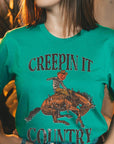 Creepin It Country Short Sleeve Graphic Tee