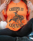 Creepin It Country Short Sleeve Graphic Tee