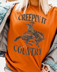 Creepin It Country Short Sleeve Graphic Tee