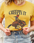 Creepin It Country Short Sleeve Graphic Tee