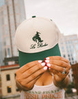 Le Rodeo w Horse - Green Vintage Trucker Hat