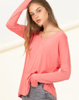 HYFVE Effortless Endeavor Oversized Long Sleeve Top