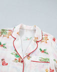 Gingerbread Christmas Pajama Set — Pink