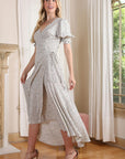 Lilous Short Sleeve Wrap Dress - Online Only