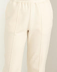 Cute Take High-Waisted Pintuck Sweatpants