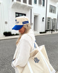 Booked and Busy - Royal Blue Vintage Trucker Hat - My Pampered Life Seattle