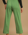 Umgee Drawstring Wide Leg Pants with Pockets